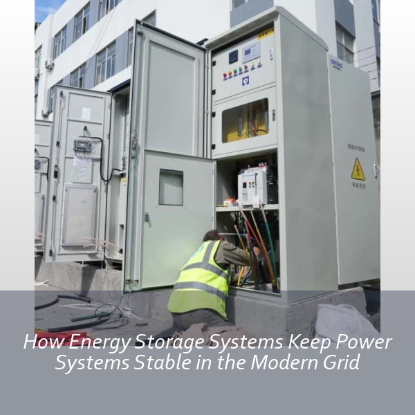 How Energy Storage Systems Keep Power Systems Stable in the Modern Grid